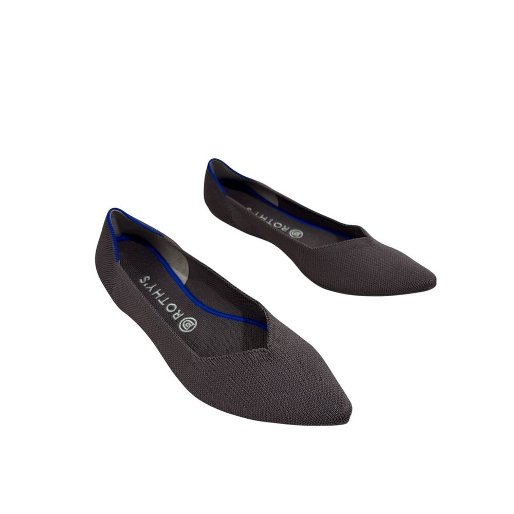 Rothy’s The Point Mink Dusty Purple Pointed Toe Flats Women’s Size 11 Silp aOn - Picture 5 of 11